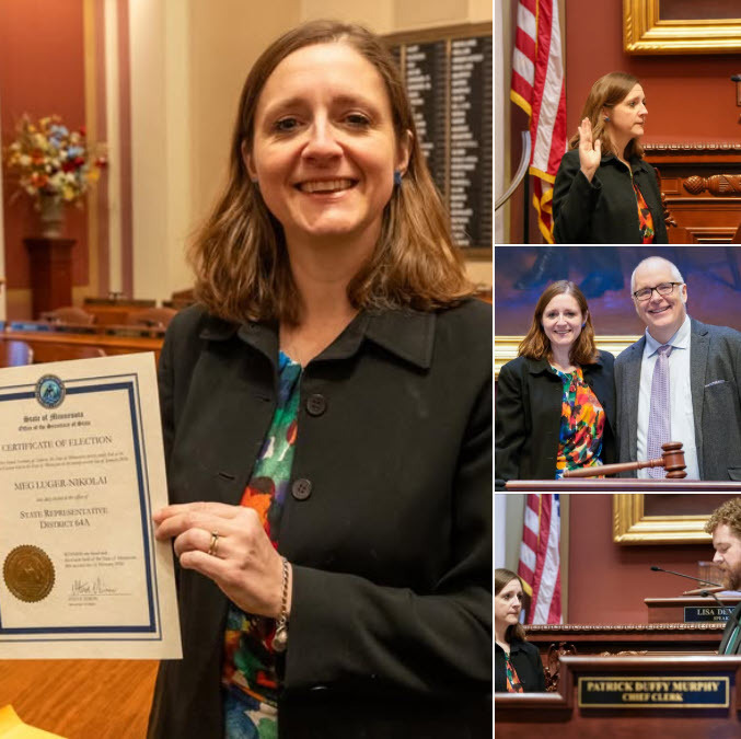 Photos from Rep. Luger-Nikolai's swearing in ceremony