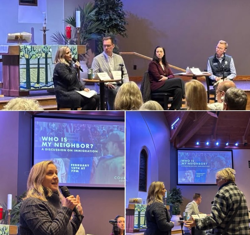 Rep. Rehm at immigration event 