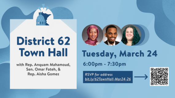 District 62 Town Hall Graphic