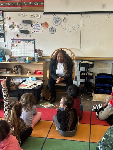 Rep. Clardy in the classroom