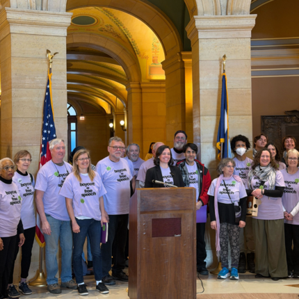 Pursell at Free Speech Rally