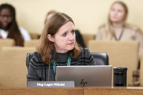 Rep. Luger-Nikolai in Committee