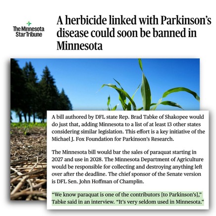 Star Tribune Article about Parkinson