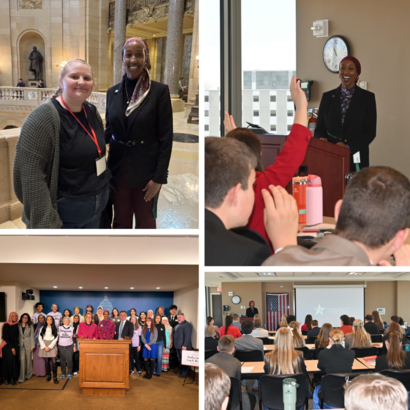 Photos of Rep. Mahamoud constituent visits