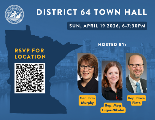 District 64 Town Hall Graphic