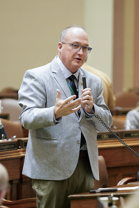 Rep. Huot speaking on the House Floor
