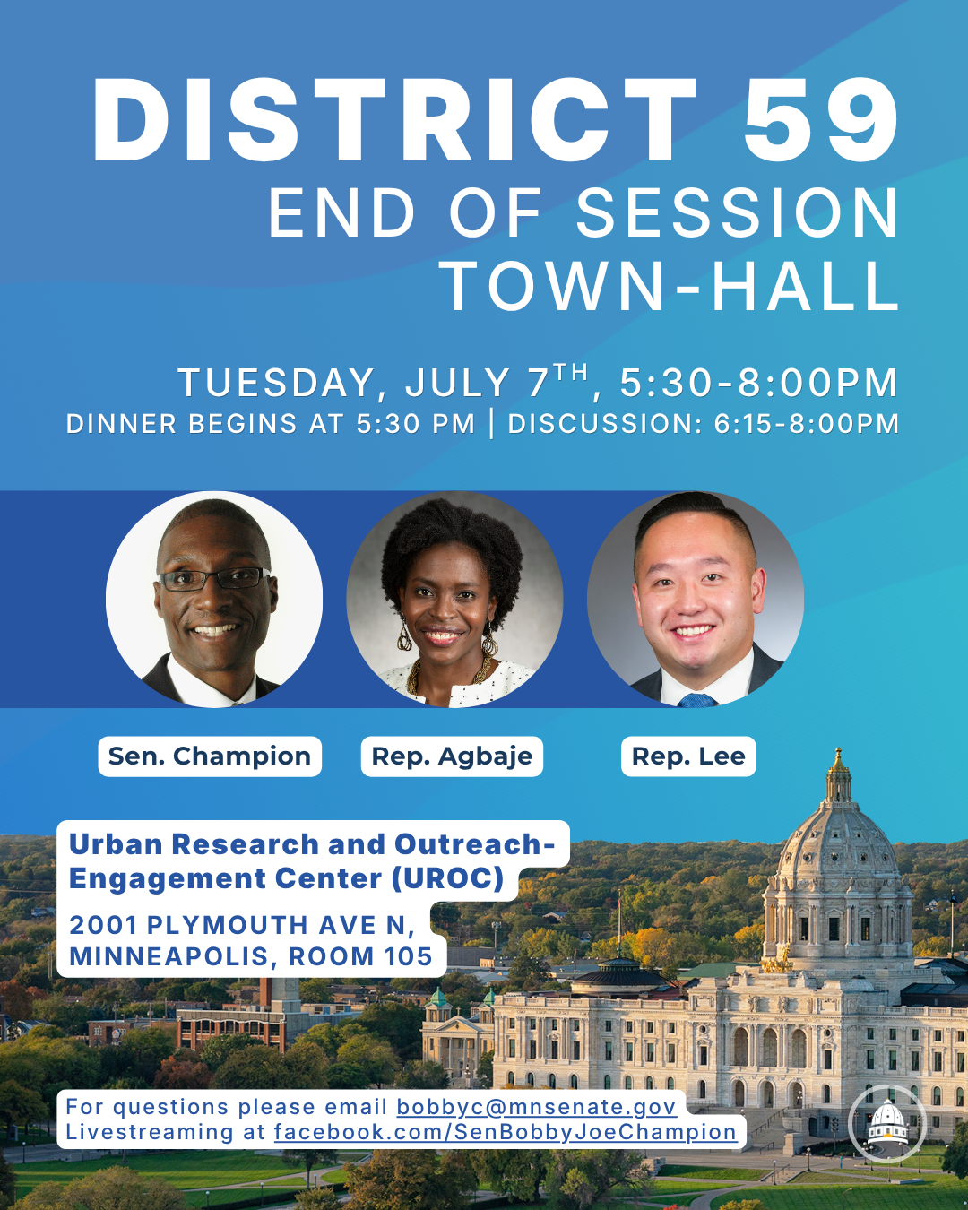July 7th Town Hall Graphic