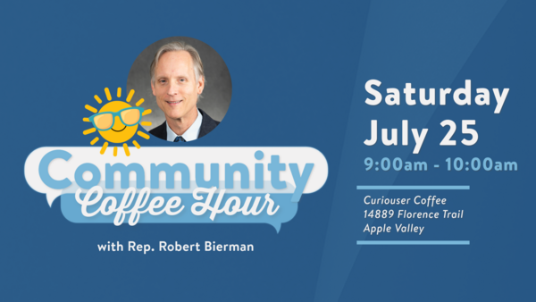 July 25 community coffee hour graphic