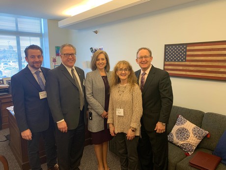 Rep. Robbins with Chiropractors from her district 