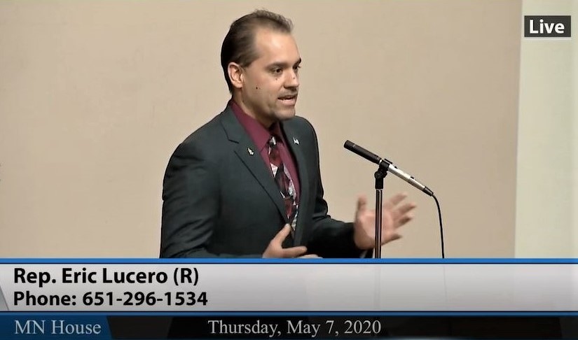 Rep. Lucero on the floor