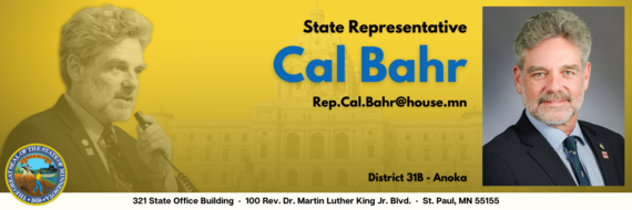 Representative Cal Bahr Banner- New