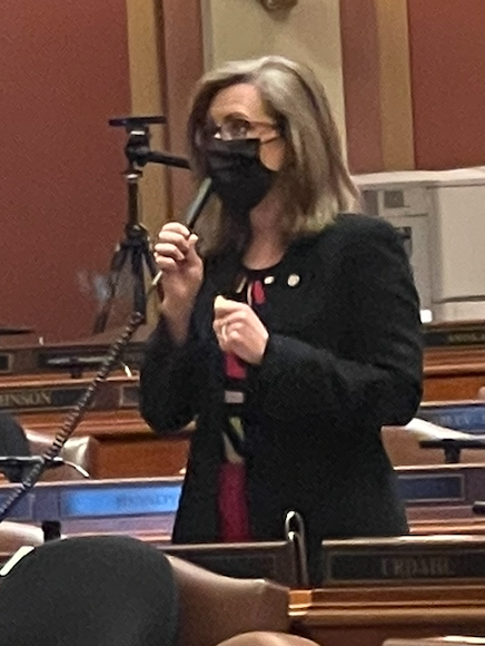 Robbins speaking on House floor