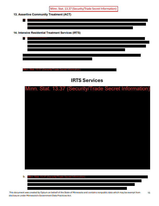 Redactions