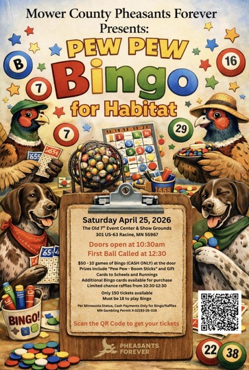 Pheasants Bingo
