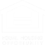 white fair housing logo
