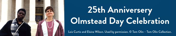 Lois Curtis and Elaine Wilson. 25th Anniversary Olmstead Day Celebration!