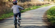 Boy Riding Bicycle