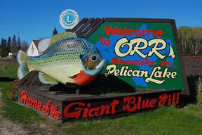 Billy Bluegill Welcome Sign