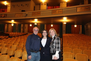 Senator David Tomassoni, Commissioner Mary Cathryn Ricker and Representative Julie Sandstede