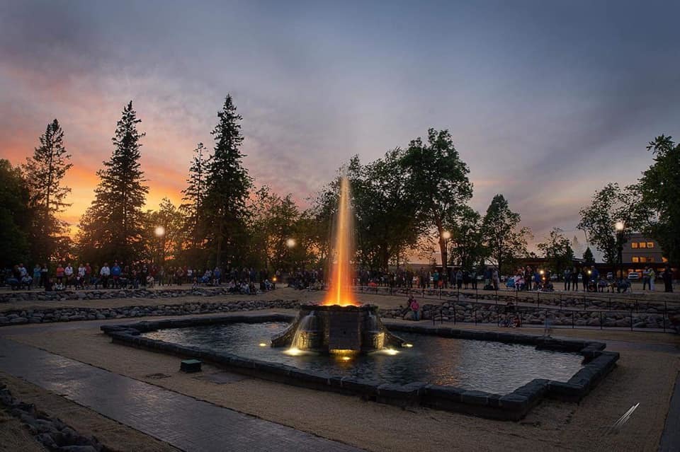 Olcott Park Fountain