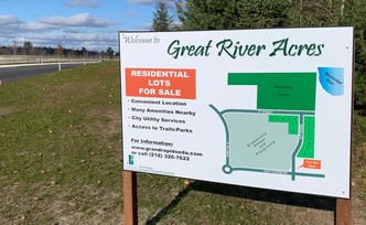 Great River Acres Sign