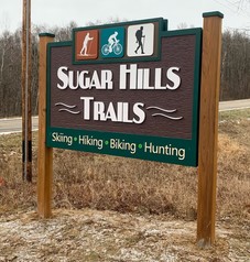 Sugar Hills Trails Sign