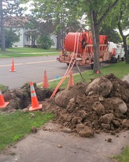 Construction in Keewatin