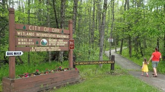 Orr Bog Walk Sign