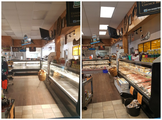 S&S Meats Before and After Collage