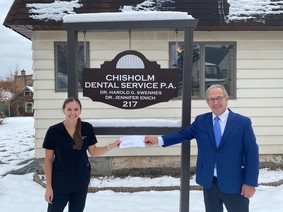 Dr. Jennifer Enich and Dr. Michael Zakula