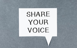 Share Your Voice Graphic