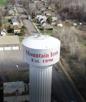 Mountain Iron Water Tower
