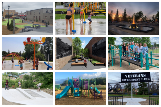 National Parks and Recreation Month Collage