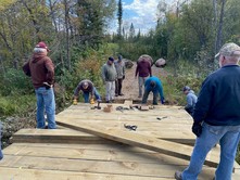 Snowmobile Trail Bridge Construction