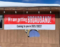 Broadband Sign Morcom Township