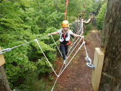 Wolf Ridge Environmental Learning Center Adventure Ropes Course 