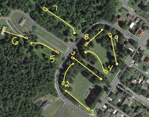 Disc Golf Course Map