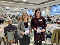 Iron Range Resources & Rehabilitation Commissioner Ida Rukavina and United Way of Northeastern Minnesota Executive Director Erin Shay