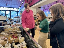 Victual President Paul Kirkman, Commissioner Ida Rukavina and Community Development Director Whitney Ridlon 