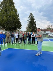 Aurora Pickleball Courts Ribbon-cutting Event