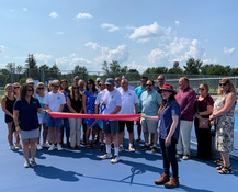 Hibbing Pickeball Courts Ribbon-cutting Event