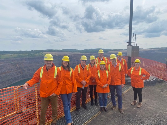 Regional Tour Participants at Minorca Mine in Virginia
