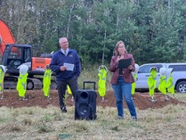 Commissioner Ida Rukavina, Hibbing Economic Development Authority Groundbreaking