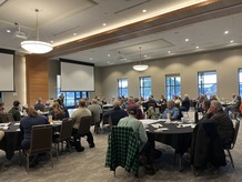 Attendees at Arrowhead Coalition of Trails Event