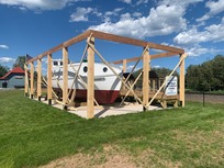 Knife River Heritage & Cultural Center Shelter In Progress