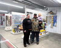 Paula and David Dundas and their daughter