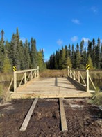 Yukon Snowmobile Trail Bridge