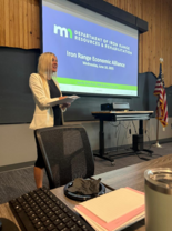 Janelle Greschner, director of business recruitment, Iron Range Resources & Rehabilitation