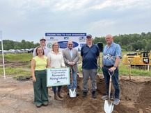 IRRR Commissioner Ida Rukavina, Sen. Grant Hauschild, Sen. Keri Heintzeman, Rep. Roger Skraba, former Rep. Rob Ecklund and former Sen. Tom Bakk