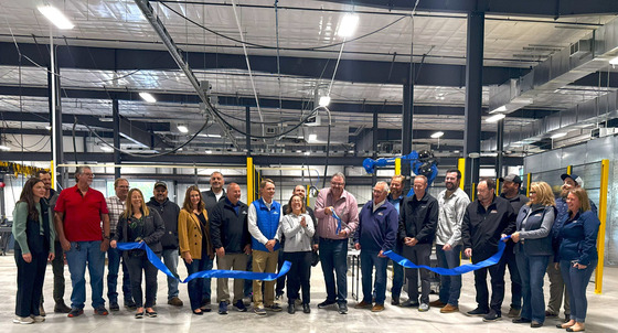 Advanced Machine Guarding Solutions ribbon cutting in Hibbing